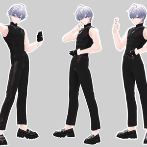 撮影向け！首を痛めた男のポーズアニメーション30種 缩略图 6