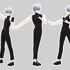 撮影向け！首を痛めた男のポーズアニメーション30種 缩略图 7