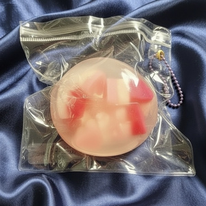 Stress ball rose and pink heart