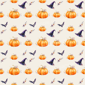 大人のハロウィン｜大人の和モダン水彩パターン