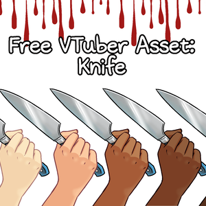 Free VTuber Asset: Knife