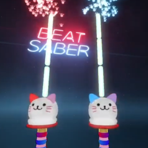 Rainbow Cat Saber for BeatSaber