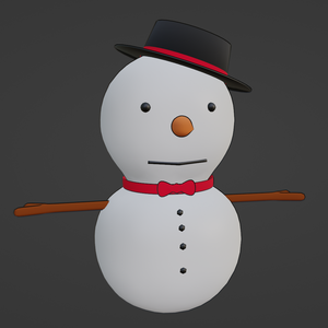 Snowman VRM (and GLB)
