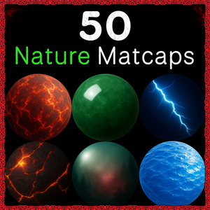 [無料] 50 Nature Matcaps ❤️ 商用利用可 ❤️ VRChat/Unity ❤️ Pixel Place