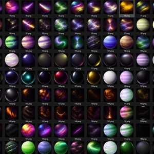 150+ Galaxy Matcap Pack ⭐ CC0 商用利用可 ❤️ VRChat/Unity ⭐ Pixel Place 缩略图 3