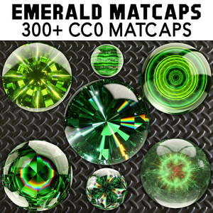300+ Emerald Green Matcaps 💚 CC0 商用利用可 💚 Pixel Place 💚