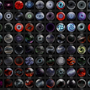 125 Space Void Matcaps 🩶 CC0 商用利用可 🩶 Pixel Place 🩶 缩略图 2