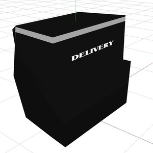 【MMD】汎用デリバリーバッグモデル