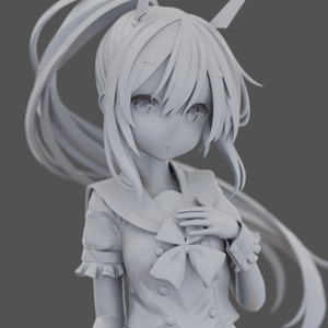 アズールレーン 綾波（壱式給仕海軍制服） STLデータ