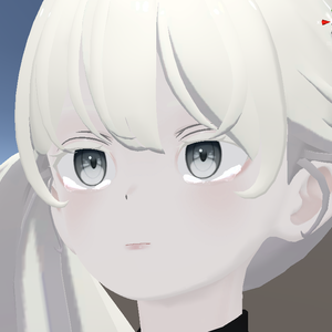 VRC想定 流れる涙 Animation設定済み