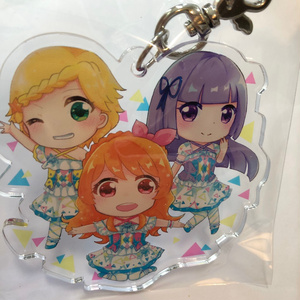 アイカツ！パズル型アクリルキーホルダー 紫吹蘭 アイカツ！ 10th STORY ～未来へのSTARWAY～ - 描き下ろし