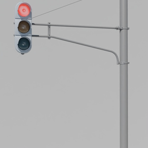 日本の信号機 3Dモデル