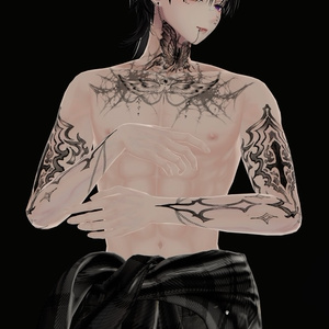【狛乃＆班霞＆水瀬】Butterfly Tattoo 缩略图 2