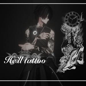【6アバター対応】Hell tattoo
