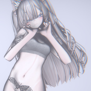 【8アバター対応】Butterfly of Sorrow Tattoo 缩略图 11