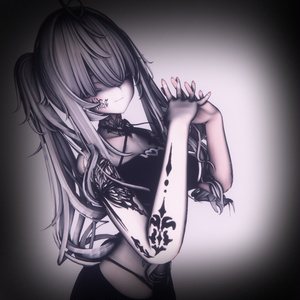 【8アバター対応】Butterfly of Sorrow Tattoo 缩略图 6