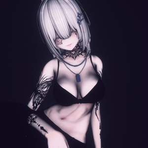 【8アバター対応】Butterfly of Sorrow Tattoo 缩略图 8