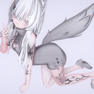 【8アバター対応】Butterfly of Sorrow Tattoo 缩略图 13