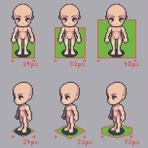 ねくらpochiキャラチップばらし改 - しゃけろん - BOOTH