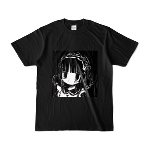 一定の速度で未だに何かを追い求めている点PのTシャツ - 微笑む