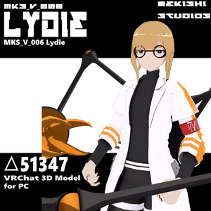 3D model "Lydie Lydie" for VRChat