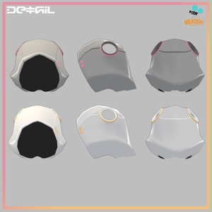 VRChat想定 3Dモデル　「ニューラリア」対応衣装　N_Hoodie 缩略图 2