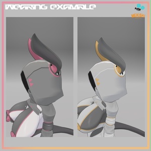 VRChat想定 3Dモデル　「ニューラリア」対応衣装　N_Hoodie 缩略图 4