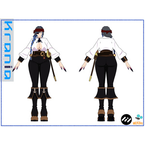 VRChat想定 3Dアバター「Krania/クラニア」 缩略图 5