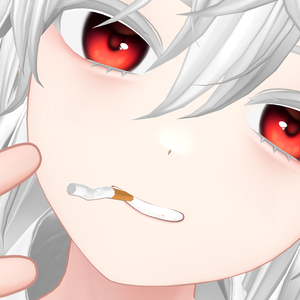 【無料】くしゃくしゃのたばこ（VRC想定）