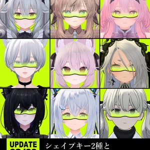 【MA対応】サイバーパンクゴーグル（VRC想定） 缩略图 2