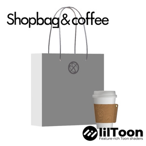 【Vket出展記念】コーヒー＆ショップバッグ（VRC想定）