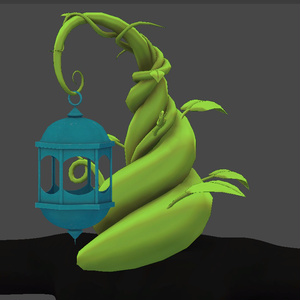 【VRChat】~MAで簡単改変異形頭シリーズ~ つるランプ【MA対応】 缩略图 5