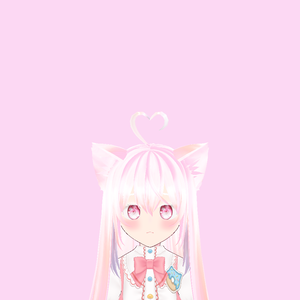 Mane Cute pink cat girl VRM