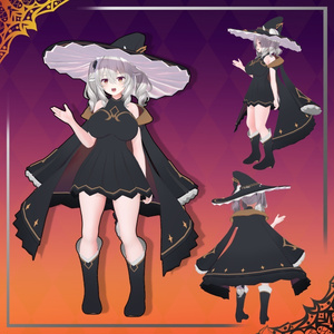 女性アバター向け衣装『Formal witch coat』 - By Luce / CP25 缩略图 4