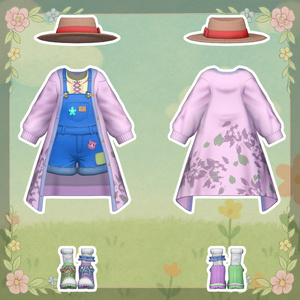 女性アバター向け衣装『CozyLayerOveralls』 - By 努武衛門 / CP42 缩略图 2