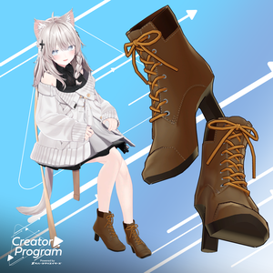 ✨無料配布✨女性アバター向けブーツ『Free_ShortBoots』 - By 竹流 / CP1