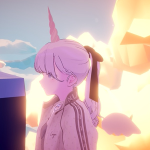【オリジナル3Dモデル】ユニコーン3点セット(角 / 羽 / しっぽ ) VRChat想定【MA対応】 缩略图 3