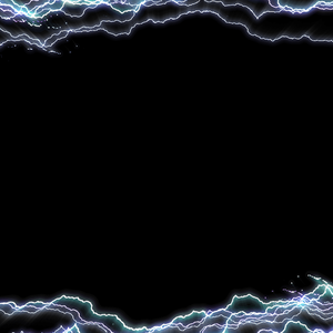 【AfterEffects】雷枠エフェクト素材_ワークデータ