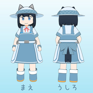オリジナル3Dモデル『ミヤノギ』ver.2.5(VRChat、Quest対応、着替え衣装付属) 缩略图 2