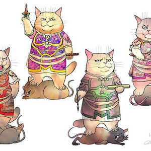 猫様絵ハガキ・６枚セット