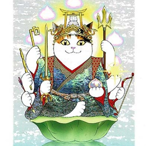 猫様絵ハガキ・６枚セット