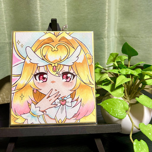 名探偵プリキュア！】帆羽くれあ＆森亜るるか 手描きイラスト