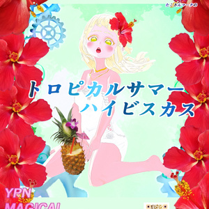 【撮影用】トロピカルサマー ハイビスカス【写真素材】