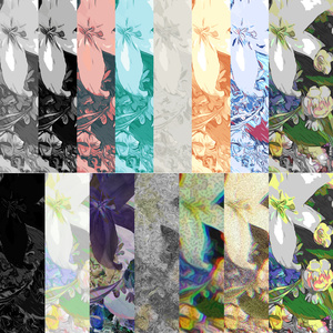 花柄 製作用テクスチャ＆free VRoid衣装