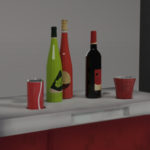 Low Poly Drink Bundle