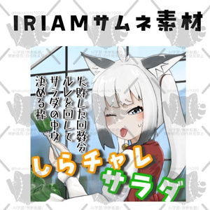 しらチャレサラダサムネイル素材
