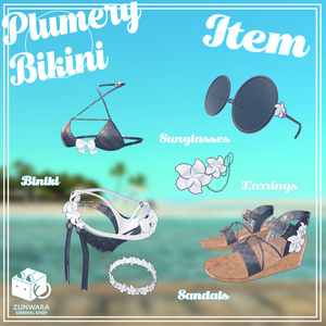 【ルルネ、瑞希専用】Plumery Bikini 缩略图 3