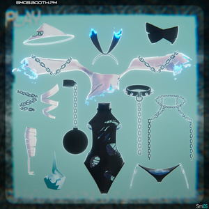 📺【Desolated Static】 | 荒廃した砂嵐 👻【8アバター avatars】+ Ghost Locomotion 缩略图 3