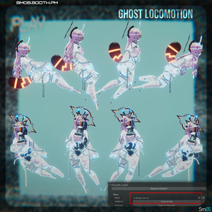 📺【Desolated Static】 | 荒廃した砂嵐 👻【8アバター avatars】+ Ghost Locomotion 缩略图 4