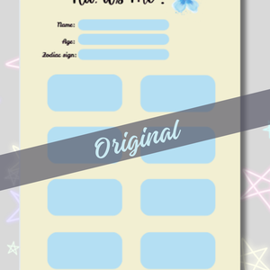About Me Templates (Original Version) 